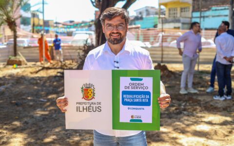 Valderico acompanha obra e mantém ritmo de progresso no Vilela