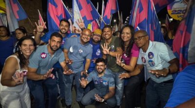 Valderico Junior lidera caminhada no CSU e reúne grupo político em defesa de projeto para a Bahia