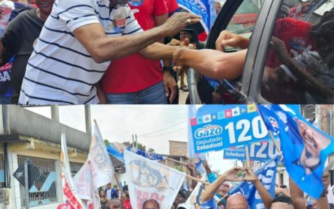 Caminhadas mostram força de Bebeto e Gazo no Recôncavo Baiano
