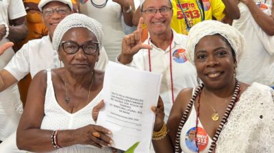 Povos de terreiro de Ilhéus apresentam pautas e Bebeto assume compromisso com participação no mandato