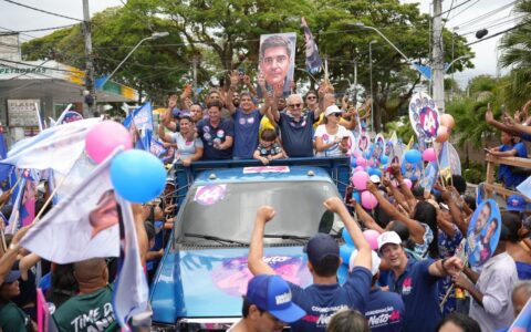 Em contagem regressiva pela mudança, Itabuna sai às ruas em grande carreata do 44 com ACM Neto
