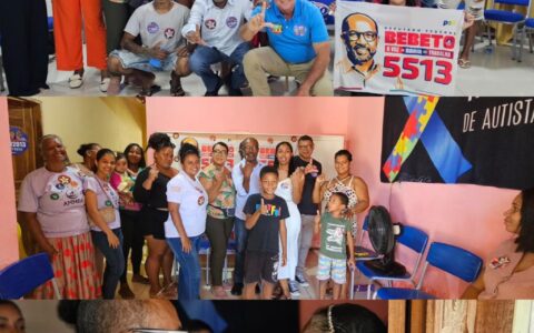 Em Xique-Xique, Bebeto e Gazo apresentam propostas a jovens, mulheres e famílias atípicas