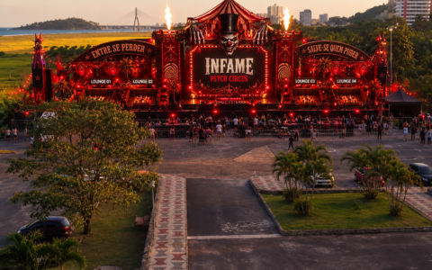Halloween infame - psycho circus transforma Ilhéus em um cenario de horror, musica e experiências imersivas