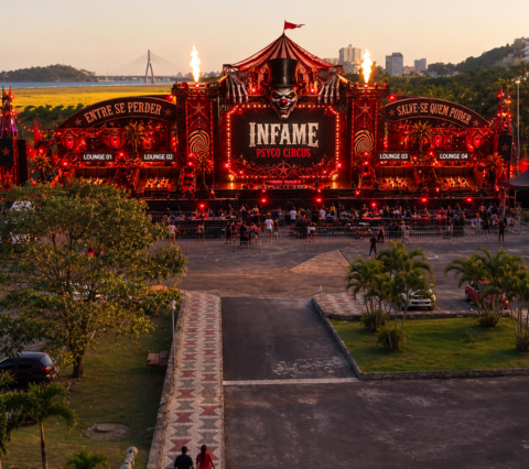 Halloween infame - psycho circus transforma Ilhéus em um cenario de horror, musica e experiências imersivas