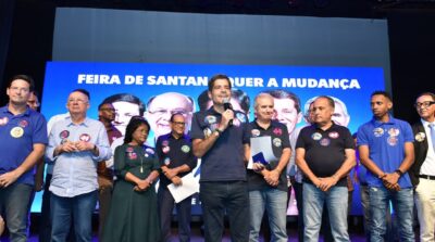 Lá tem uma máquina de mentiras, cá temos Deus nos protegendo”, afirma ACM Neto em encontro com líderes evangélicos em Feira de Santana