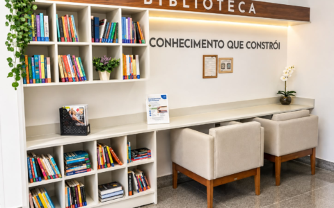 Livros doados por colaboradores ganham espaço e passam a circular pelo Hospital Ortopédico do Estado da Bahia