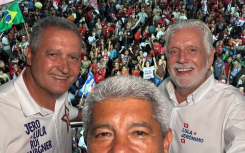 Lotou! Prado recebe Jerônimo com multidão e encerra agenda do Time de Lula no Extremo Sul