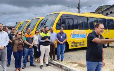 Prefeitura de Itabuna incorpora quatro novos micro-ônibus à frota do sistema de transporte público