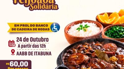 5ª Feijoada solidária do Rotary Club de Itabuna Acontece neste sãbado na  AABB