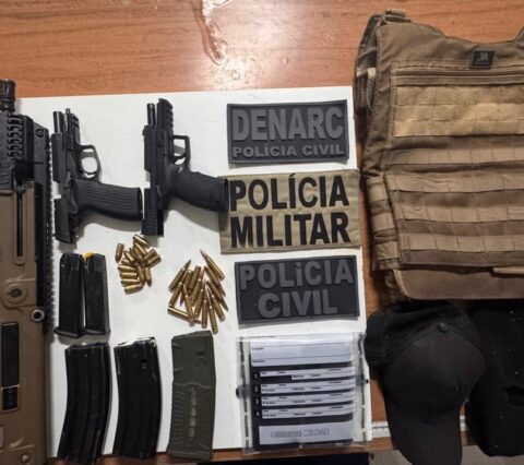 Ação integrada das Polícias Militar e Civil apreende dois fuzis em Porto Seguro