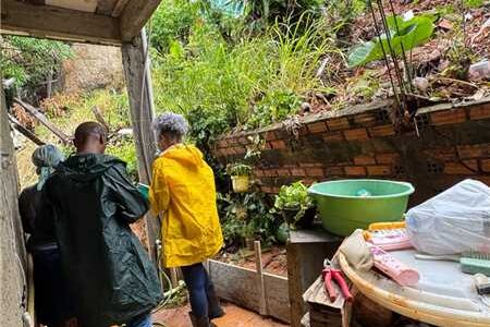 Promoção Social acompanha famílias afetadas pelas chuvas no Alto do Nerival