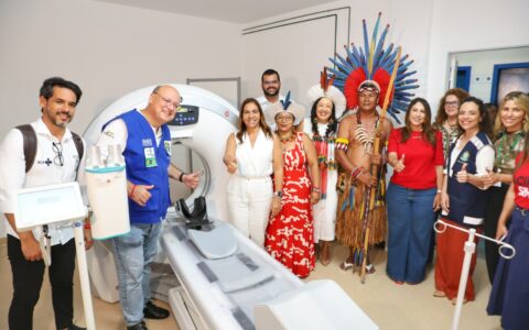 Estado entrega novo tomógrafo para HRDLEM e assina ordem de serviço para construção de cinco Unidades Básicas de Saúde Indígena