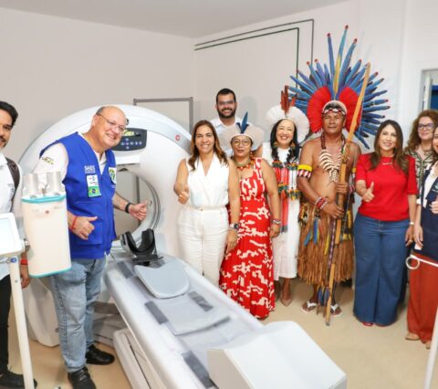 Estado entrega novo tomógrafo para HRDLEM e assina ordem de serviço para construção de cinco Unidades Básicas de Saúde Indígena