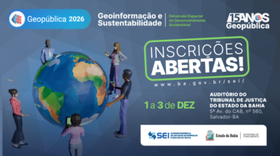 Inscrições abertas para a 15ª edição do Geopública