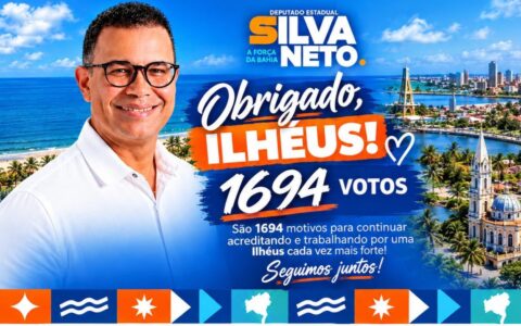 Jabson Santos destaca trabalho coletivo após Silva Neto conquistar quase 1.700 votos em Ilhéus