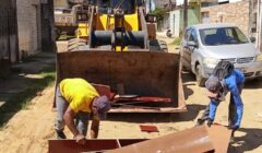 Prefeitura realiza ação de educação ambiental e limpeza urbana no Iguape