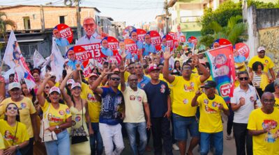 Teotônio Vilela abraça Bebeto e confirma força da candidatura em Ilhéus