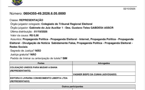 TRE-BA determina retirada imediata de reportagem do ICL contra ACM Neto e aponta “grave descontextualização dos fatos” às vésperas da eleição
